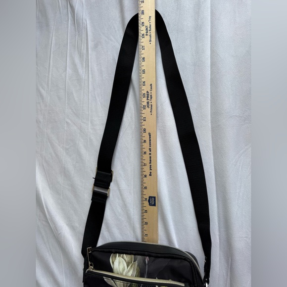 Ted Baker Tiera Opal Printed Crossbody Bag Floral Black Purse Bag Adjustable - Picture 11 of 13